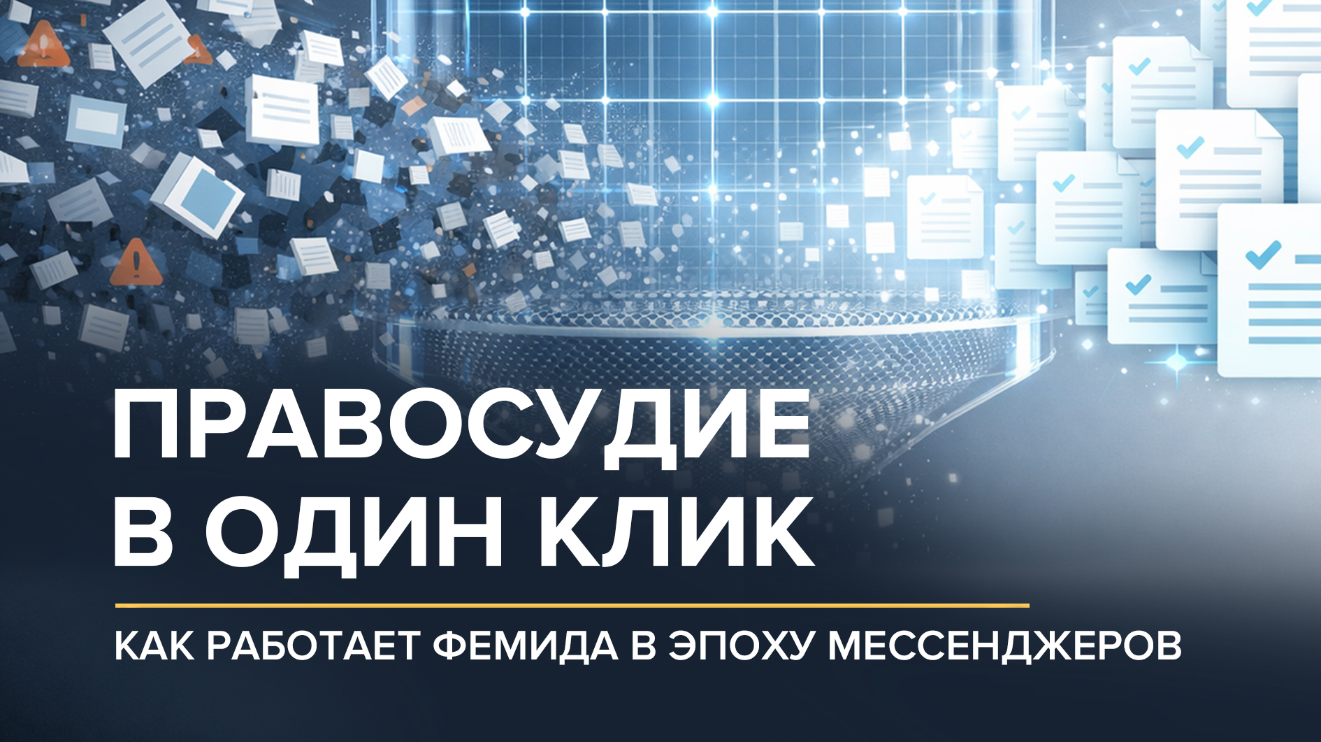 Правосудие в один клик: как работает Фемида в эпоху мессенджеров