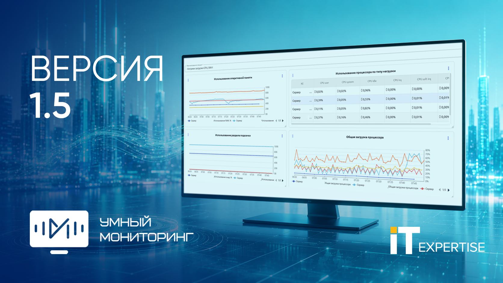 Вышла версия 1.5 системы «Умный мониторинг»